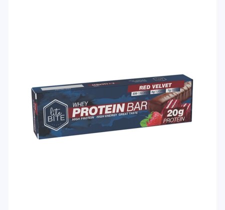 بروتين بار Lite Bite بحشوة الريد فيلفت 70غم
