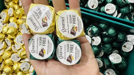 4 حبات من شوكلاته Gourmet بدون سكر مضاف