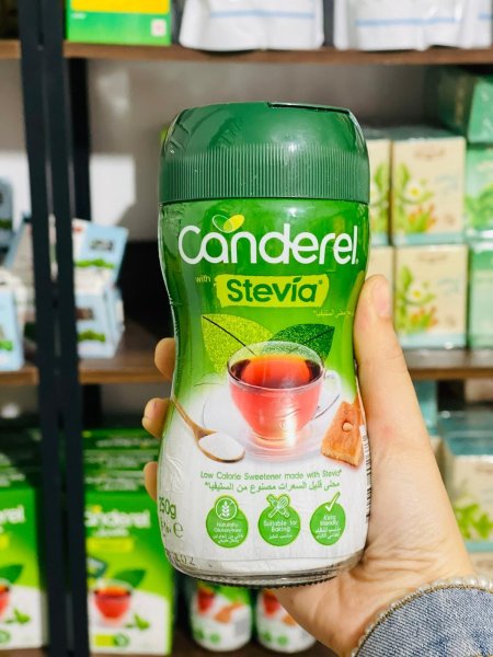محلي ستيفيا  canderel مرتبان 250غم