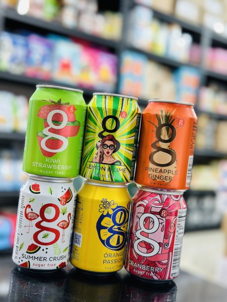 مشروب جي كولا الغازي بدون سكر مضاف