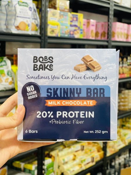 بوكس بار شوكولاته بالحليب بعدة نكهات مدعمة بالبروتين والبروبيوتيك 252غم